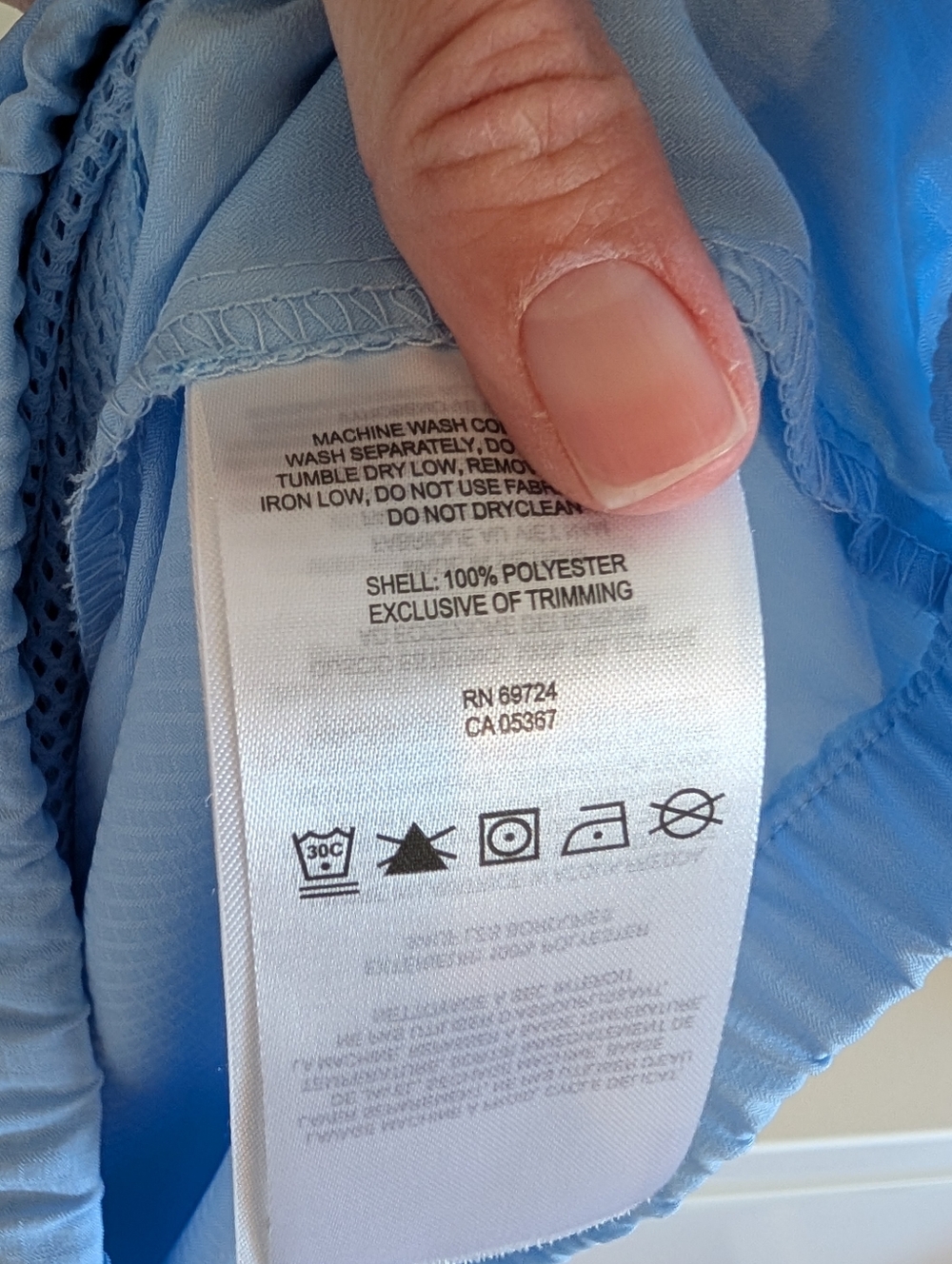 Women's Light Blue Columbia PFG Tamiami Windbreaker Hoodie - Picture 13 of 13